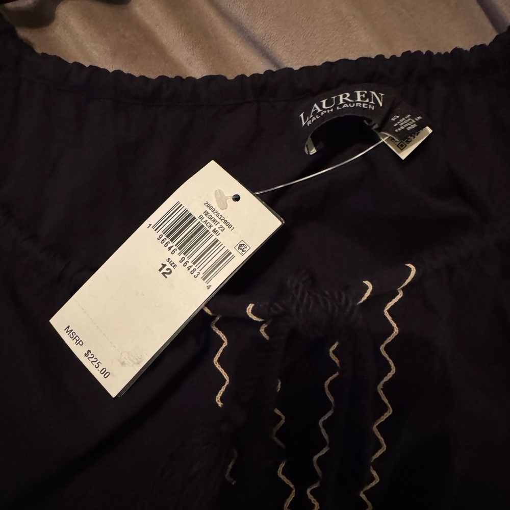 Lauren Ralph Lauren cotton Voile embroidered peasant dress - Picture 3 of 8